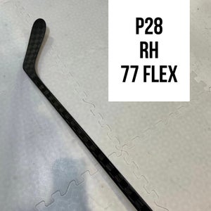 Senior(1x)Right P28 77 Flex ProBlackStock™ Unbranded Blackouts Pro Stock Nexus Hockey Sticks