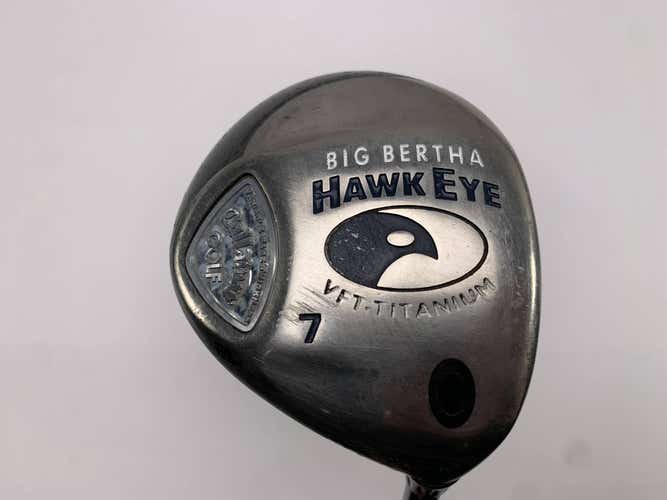 Callaway Hawkeye VFT 7 Fairway Wood 21* System 60 Senior Graphite Mens RH