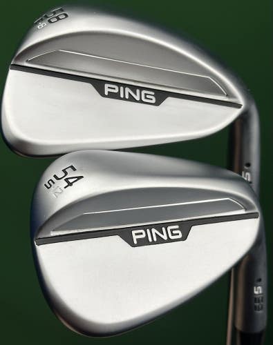 PING S159 Hydropearl Chrome Wedge Set 54-12*, 58-08* Eye2 Steel Z-Z115 RH MINT!