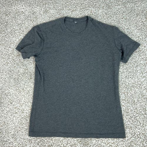 Lululemon Athletica Shirt Mens Large Gray Short Sleeve Crewneck Athletic Tee Top