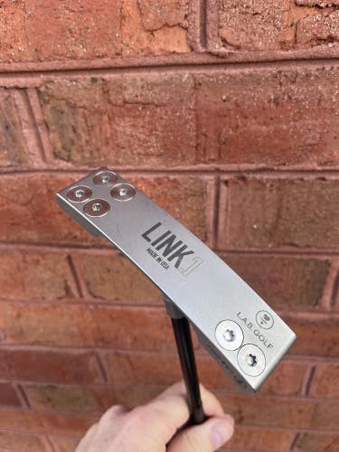 LAB Golf LINK.1 Blade Putter Right Hand 35" Inch w/ Headcover RH MINT! 73* Lie