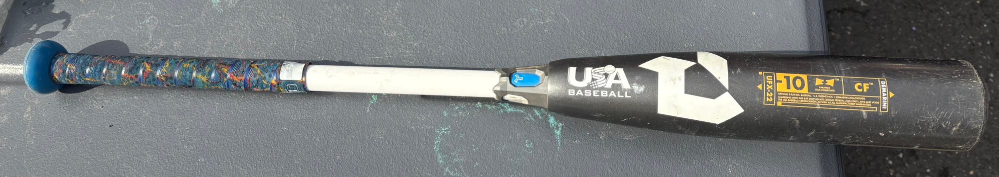 2022 DeMarini CF Composite USABat Certified Bat (-10) 19 oz 29" (Used)