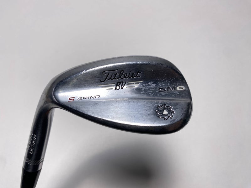 Titleist Vokey SM6 Tour Chrome Lob Wedge LW 60* 10 Bounce S-Grind Wedge LH
