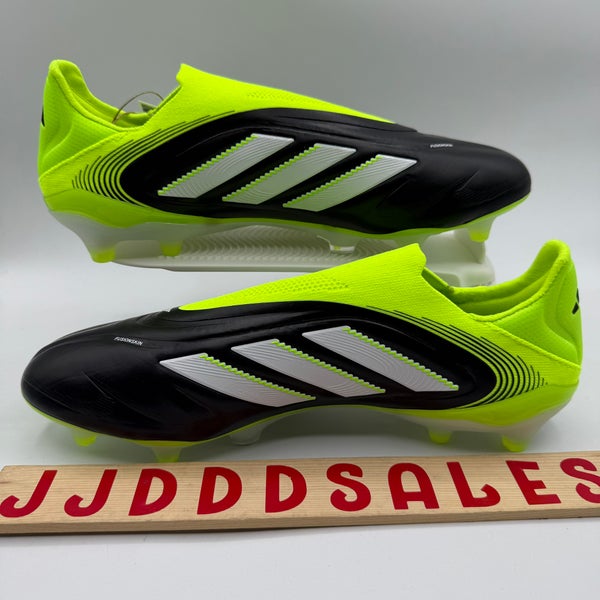 Adidas Copa Pure 3 Elite Laceless FG Soccer Cleats Mens 12 Black Lemon Adidas Copa Pure 3 Elite Laceless FG Cleats JH6302 Black  main image 3