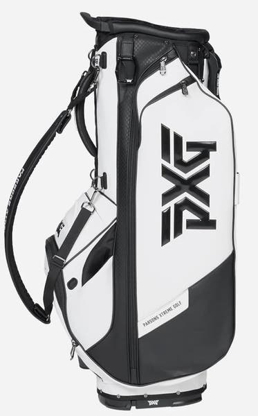NEW 2026 PXG Deluxe Hybrid White/Black Stand Golf Bag