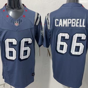 Will Campbell #66 New England Patriots Jersey - Navy Stars Edition