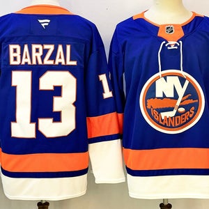 Mathew Barzal #13 New York Islanders Jersey - Royal Blue Stitched Home NHL