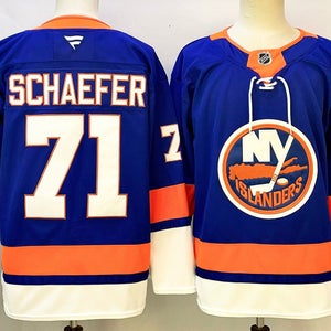 Schaefer #71 New York Islanders Jersey - Royal Blue Home Stitched Fanatics Style