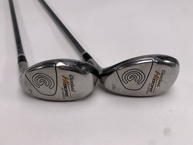 Cleveland Hibore 2 & 3 Hybrid Set 19* 22* 85g Stiff Graphite Mens RH