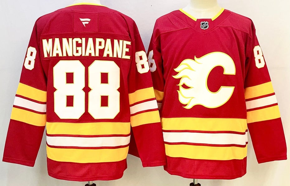 Calgary Flames Andrew Mangiapane Fanatics Jersey - Red Retro #88 - NHL