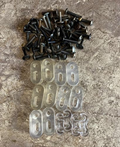 Lot of Pro Stock Visor Hardware & Spacers Oakley & CCM *Please Read Full Description*