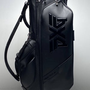 PXG Darkness Hybrid Stand Bag Black 6-Way Divide Single Strap Golf Bag