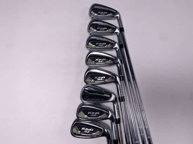 Cobra KING SpeedZone Iron Set 4-PW+GW KBS Tour 90g Regular Steel Mens RH