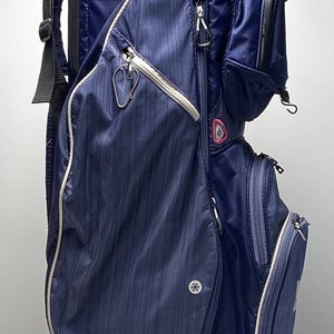 Sun Mountain Lightweight Cart Bag Navy 15-Way Divide Strap Ladies Golf Bag