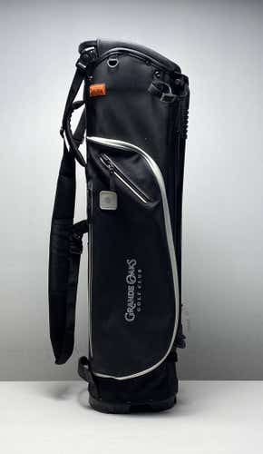 Stitch Lightweight SL2 Stand Bag Black 4-Way Divide Single Strap Golf Bag