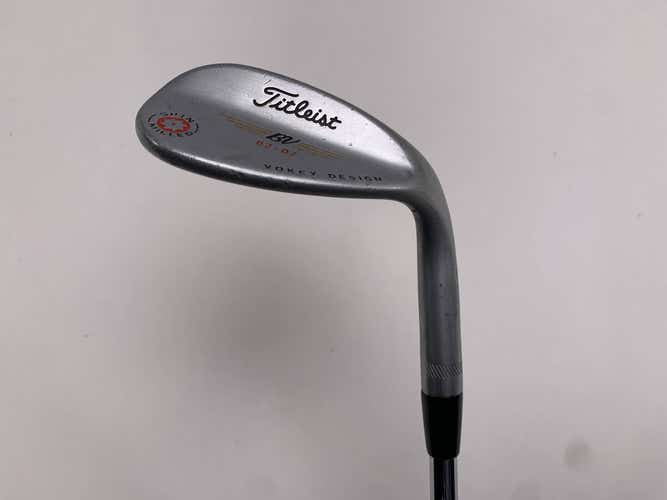 Titleist Vokey Spin Milled Chrome 2009 Wedge 62* 7 Bounce Wedge Steel Mens RH