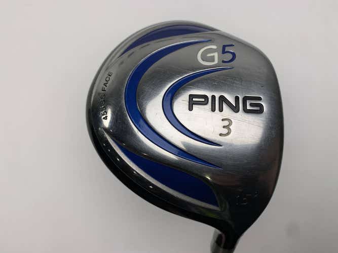 Ping G5 3 Fairway Wood 15* Accra SC75 M4 Stiff Graphite Mens RH