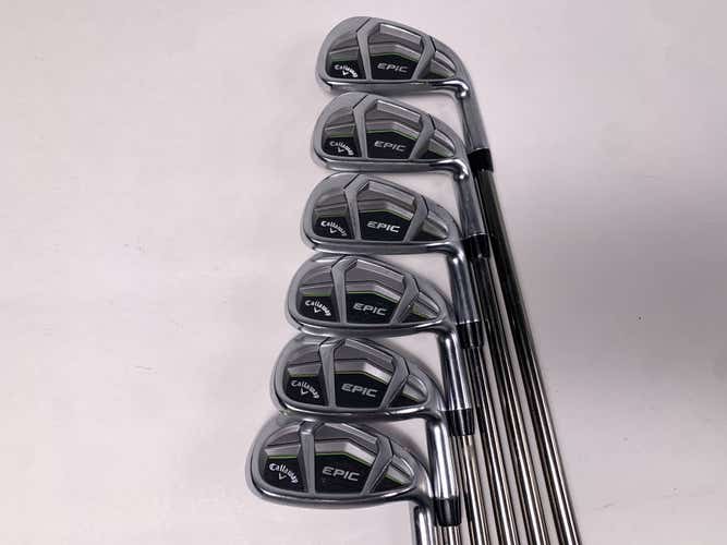 Callaway Epic Iron Set 5-PW UST Mamiya Recoil 110 F5 110g X-Stiff Graphite RH