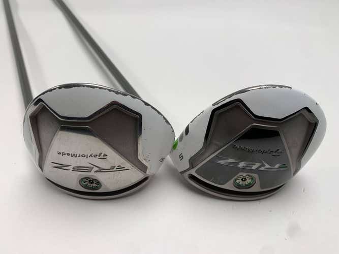 TaylorMade RocketBallz 3 & 5 Fairway Wood Set 15* 19* Ozik XCON-5 Ladies RH DENT