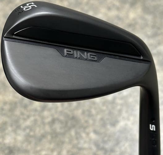 PING S159 Midnight Black Sand SW Wedge 56-12* S-Grind Steel Z-Z115 RH MINT!