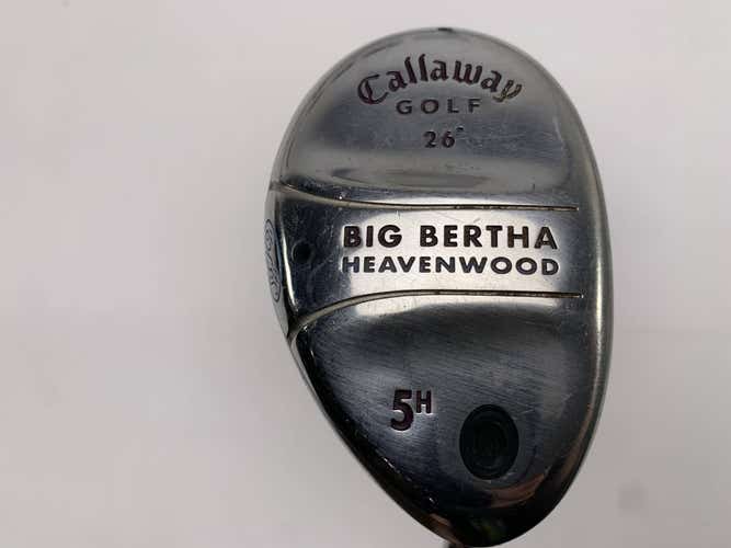 Callaway Big Bertha Heavenwood 5 Hybrid 26* Gems 55w 55g Ladies RH