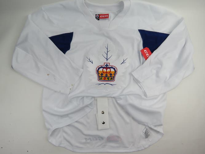 CCM Toronto Marlies Authentic Team Iussed AHL Practice Hockey Jersey 58 Leafs