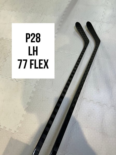 Senior(2x)Left P28 77 Flex ProBlackStock™ Unbranded Pro Stock Nexus Hockey Sticks