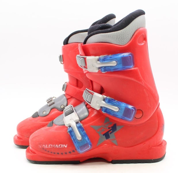 Salomon Performa T3 Junior Ski Boots - Size 4 / Mondo 22 Used