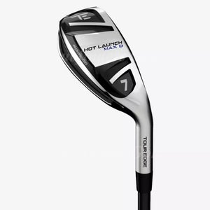 NEW Tour Edge Hot Launch Max D 4-PW Ironwood Set Ascent 55-A Graphite Seniors