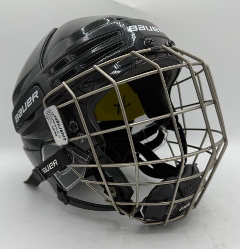 Medium Bauer Re-Akt 75 Helmet Combo w/ Cage