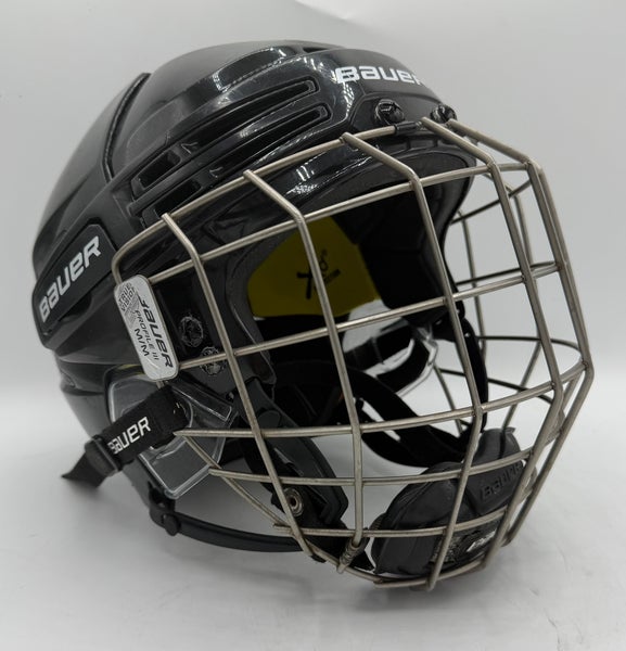Medium Bauer Re-Akt 75 Helmet Combo w/ Cage