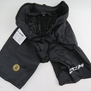CCM Boston Bruins NHL Pro Stock Hockey Player Girdle Pant Shell Black XL 9K