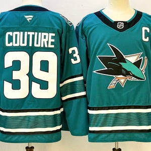 San Jose Sharks Logan Couture Fanatics Jersey - Teal Home #39 - Captain "C"