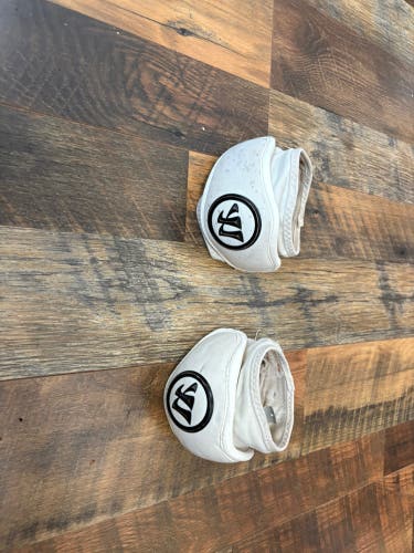 Large Adult Warrior Arm Pads elbow caps for midfield and defense used but nice