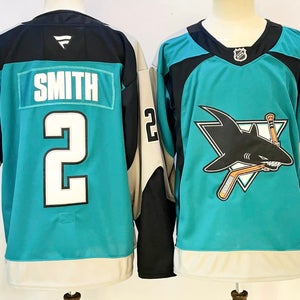 San Jose Sharks Will Smith Fanatics Jersey - Heritage Throwback #2