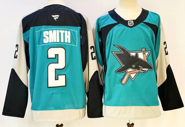 San Jose Sharks Will Smith Fanatics Jersey - Heritage Throwback #2
