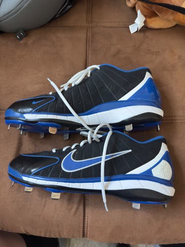 Black Men's Size 13.0 (W 14.0) Adult Nike Huarache Low Top Metal (New)