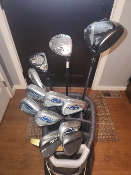 Men's Titleist Right Handed Clubs (Full Set) Stiff Flex 13 Pieces (Used)