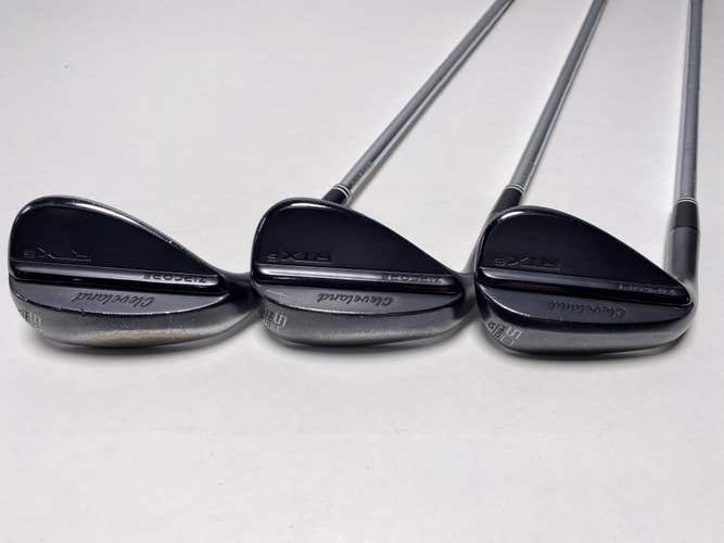 Cleveland RTX 6 ZipCore Black Satin Wedge Set 50* 10 | 54* 10 | 58* 10 DG LH