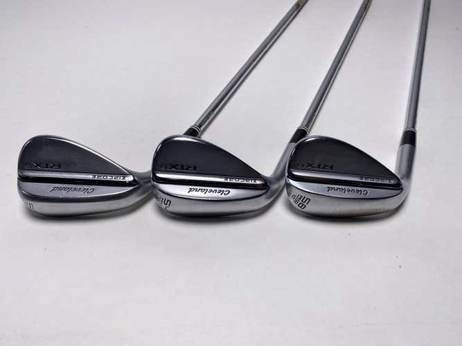 Cleveland RTX 6 ZipCore Tour Satin Wedge Set 50*10 | 54*10 | 58*10 DG Spinner LH