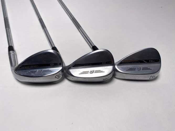 Titleist Vokey SM10 Tour Chrome Wedge Set 52* 8 56* 14 | 60* 12 SM10 Wedge RH
