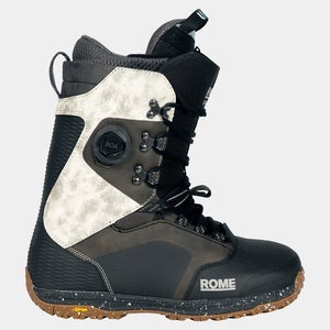 Rome Libertine Hybrid Boa Snowboard Boots Men's Size 12 Black/White New 2025