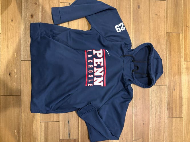 UPenn Mens Lacrosse Team Issued Sweatshirt
