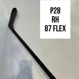 Senior(1x)Right P28 87 Flex 67” ProBlackStock™ Unbranded Blackouts Pro Stock Nexus Hockey Sticks
