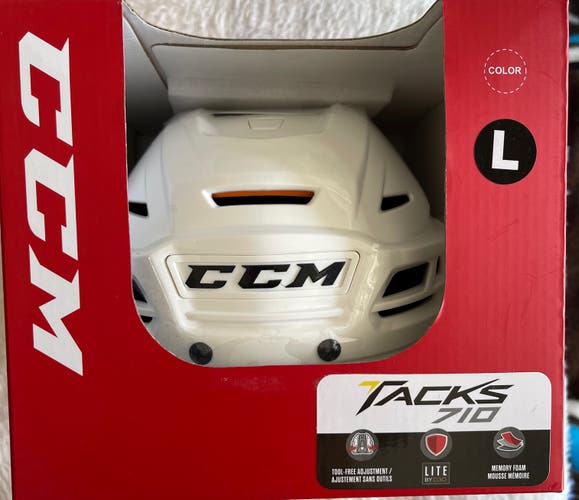 New Large CCM Pro Stock Tacks 710 Helmet