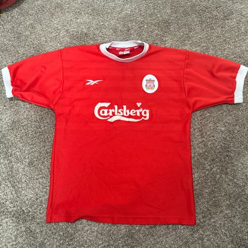 Vintage Reebok Liverpool Soccer Football Jersey Shirt 1999-2000 Size 38”/40”