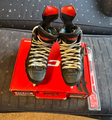 2023 CCM JetSpeed FT6 Pro Hockey Skates Regular Width Size 5.5 (Used)