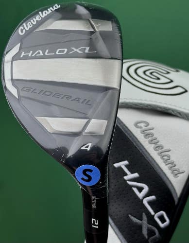 Cleveland Halo XL Rescue 4-Hybrid 21* Stiff Flex Tensei AV Blue w/ Cover NEW