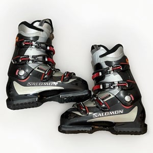 Salomon Ski Boots 26.5 307mm Black & Red 4 Buckle Alpine
(Used)