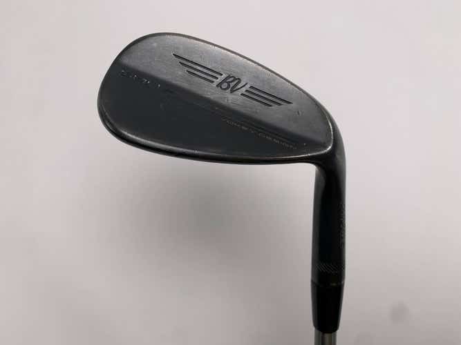 Titleist Vokey SM9 Jet Black Premium Gap Wedge GW 52* 8 SteelFiber Wedge Mens RH